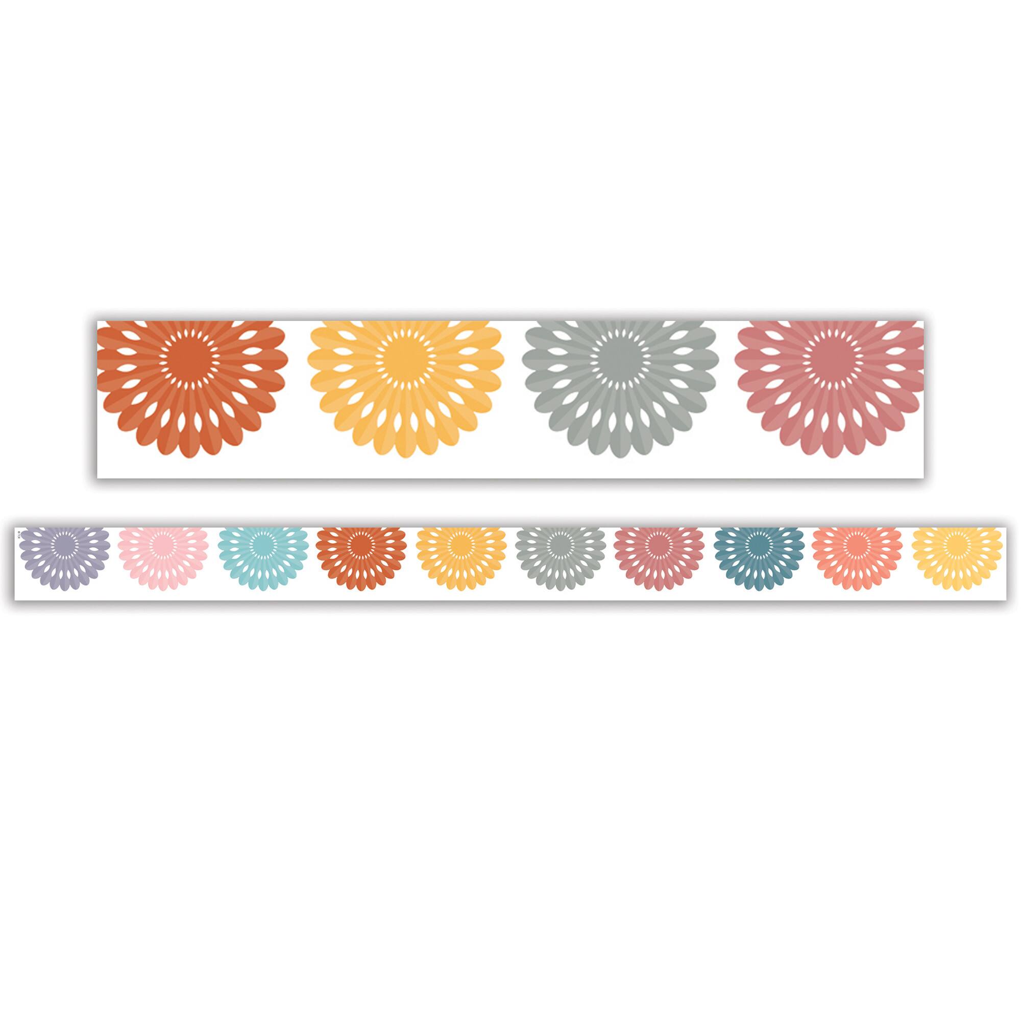 Teacher Created Resources® Happy Cactus Crew Fiesta Die-Cut Border Trim, 6 Pack of 12